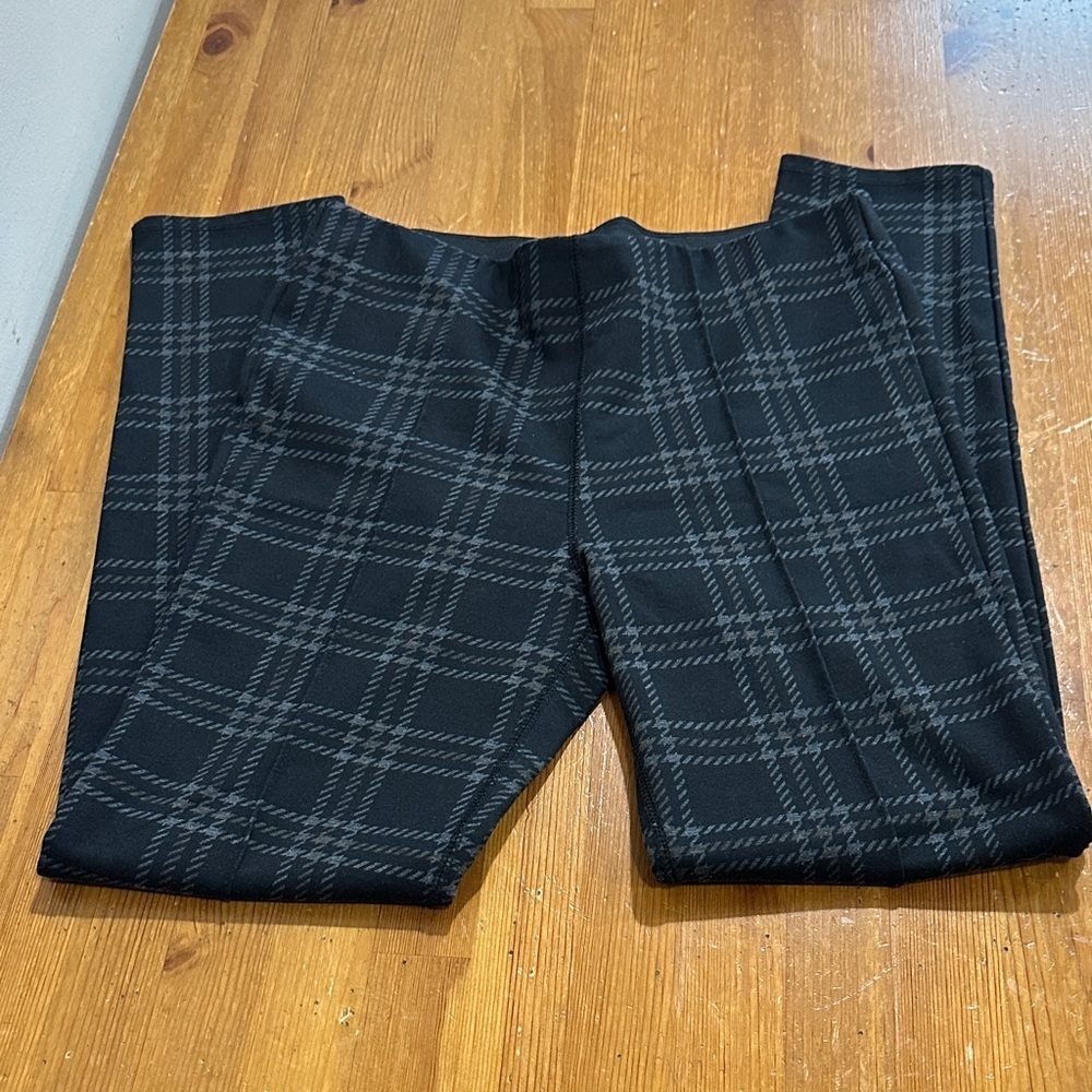 Sanctuary x Anthropologie Women's Black Plaid Jeggings